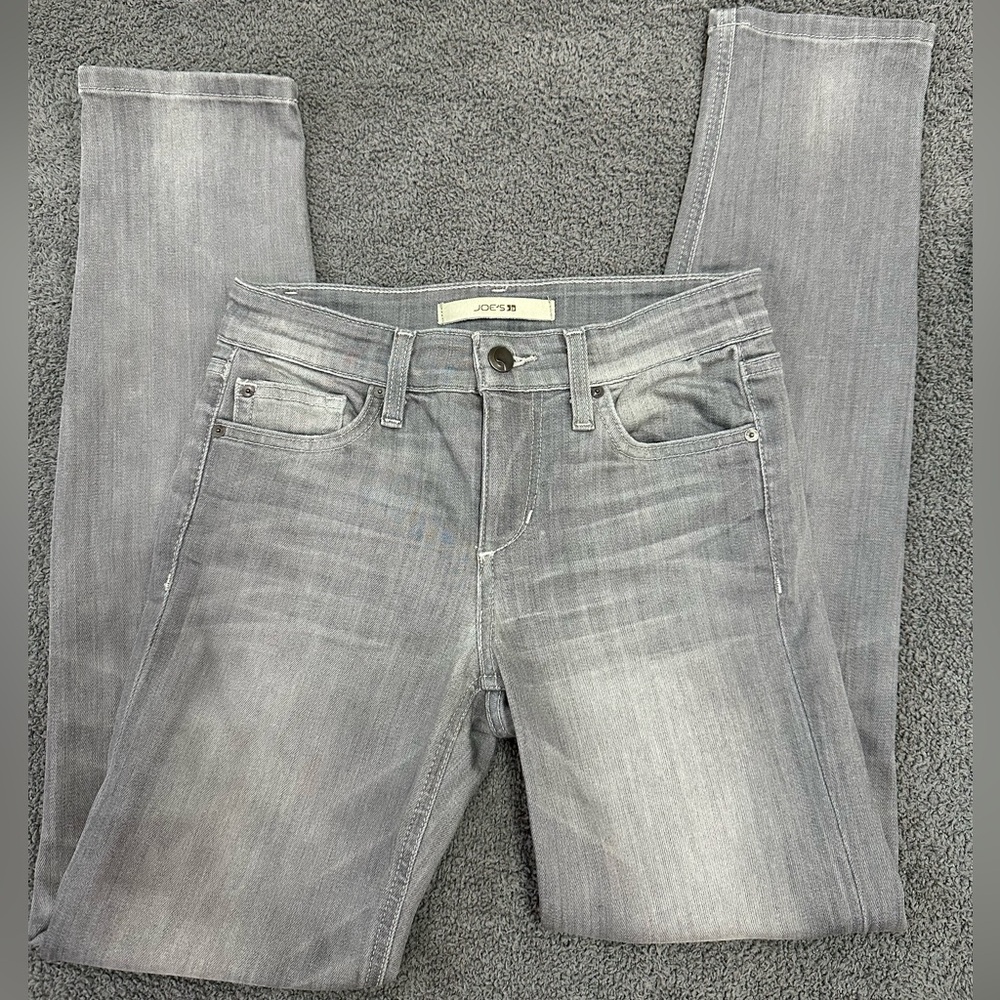 Joe’s Jeans, Gray Washed Skinny Jeans size 25